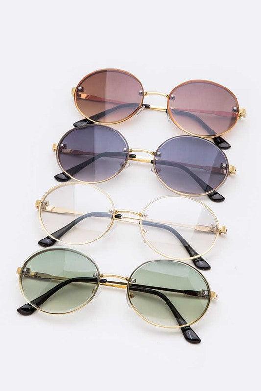 Oval Fashion Sunglasses - Weekend Shade Sunglasses