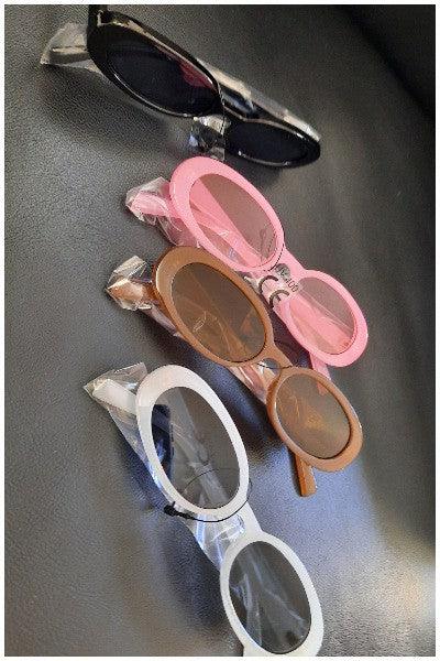"Cool Barbie" Oval Sunglasses - Weekend Shade Sunglasses