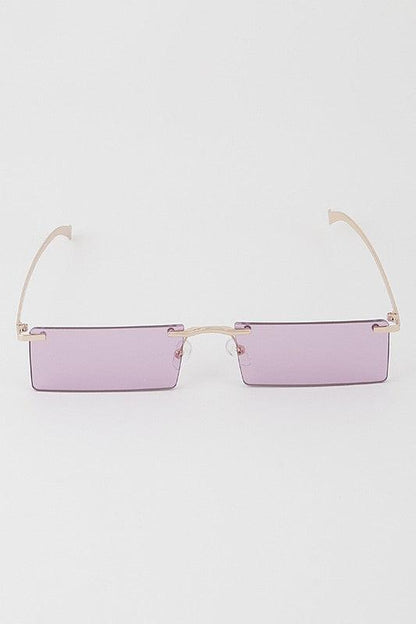 Retro Skinny Square Sunglasses - Weekend Shade Sunglasses