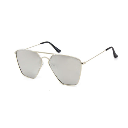 "Gemini" Oversize Metal Sunglasses - Weekend Shade Sunglasses