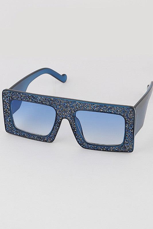 Druzy Plastic Square Sunglasses - Weekend Shade Sunglasses