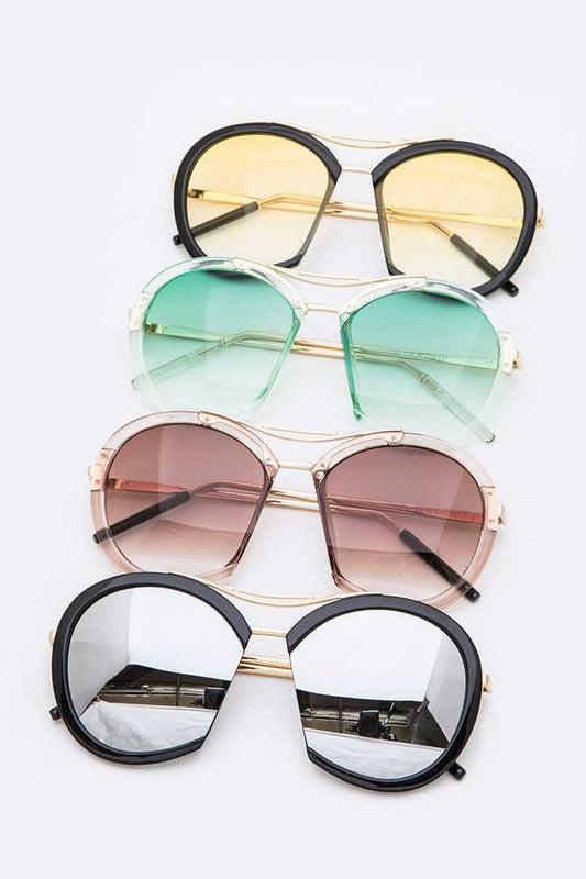 "Sunny" Iconic Oversize Mix Tint Sunglasses - Weekend Shade Sunglasses