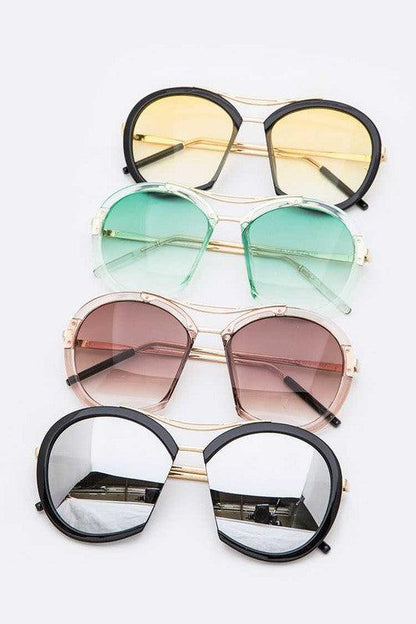 "Sunny" Iconic Oversize Mix Tint Sunglasses - Weekend Shade Sunglasses