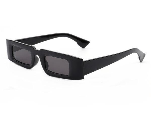 Plastic Narrow Rectangle Sunglasses